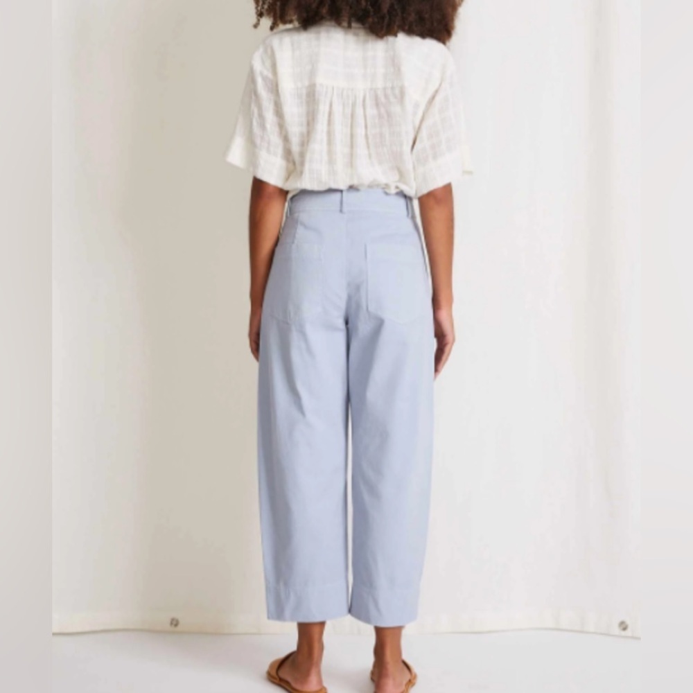 EUC Apiece Apart Mari Barrel Pants in Sky Blue - Picture 4 of 11